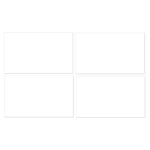 Set 40 Etichete autoadezive dreptunghiulare, alb, 7 x 12 cm imagine