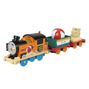 Locomotiva motorizata cu 2 vagoane, Thomas and Friends, Beachy Nia, HMK05 imagine