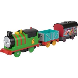 Locomotiva motorizata Thomas and Friends - Percy cu 2 vagoane imagine