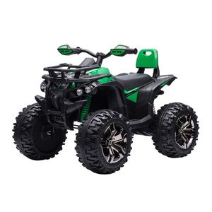 HOMCOM Quad electric 12V pentru copii, verde | Aosom Romania imagine