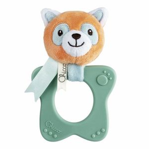 Zornaitoare si inel gingival Chicco My Sweet DouDou Red Panda, 3-18luni+ imagine