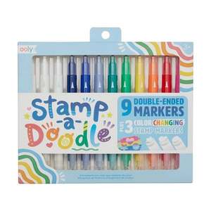 Carioci duble cu stampile Ooly stamp-a-doodle, 12 buc imagine