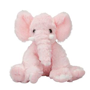 Jucarie de plus, Puffy Friends, Elefant, Roz, 30 cm imagine