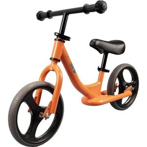 Bicicleta fara pedale, Action One Strike, cu roti luminoase, 12 inch, Portocaliu imagine