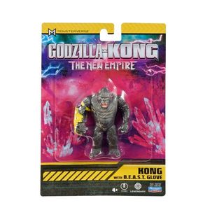 Figurina articulata, Monsterverse, Kong with B.E.A.S.T. Glove, 8 cm imagine