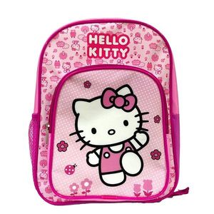 Ghiozdan mini cu 2 compartimente, Hello Kitty imagine