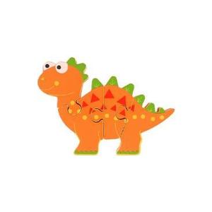 Mini puzzle 3D lemn: Stegosaurus imagine