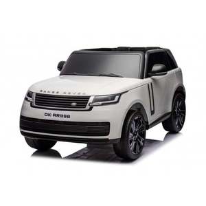 Masinuta electrica pentru 2 copii Range Rover 4x4 160W 12V 14Ah Premium, culoare alba imagine