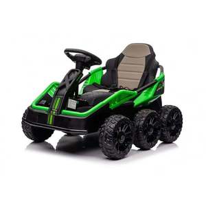 UTV electric pentru 2 copii Kinderauto MoonRider 6x6 180W 24V premium, verde imagine