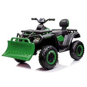 ATV electric 4x4 cu accesorii incluse, Kinderauto BJS615 320W 24V, culoare verde imagine