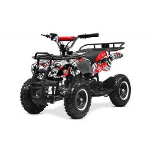 ATV electric pentru copii NITRO Torino Quad 1000W 36V 12Ah, Snowy tyres, grafiti white imagine