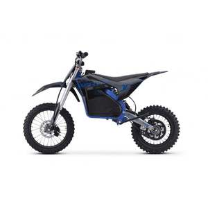 Motocicleta electrica E-Dirtbike Serval VX 1600W 14 12 48V 15Ah Lithiu ION, culoare albastra imagine