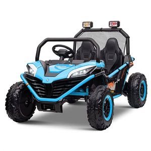 UTV electric pentru 2 copii Kinderauto Dune-Buggy 300W 24V, cu roti MOI, culoare Albastru imagine