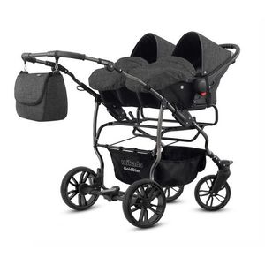 Carucior pentru gemeni mikado goldstar gs-15 3 in 1 imagine