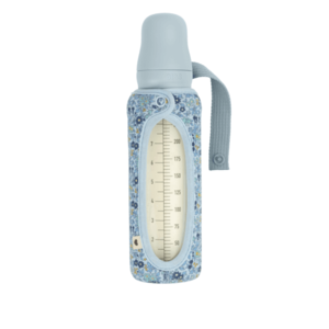 Husa Bibs x Liberty pentru biberonul din sticla 225 ml Chamomile Lawn Baby Blue imagine