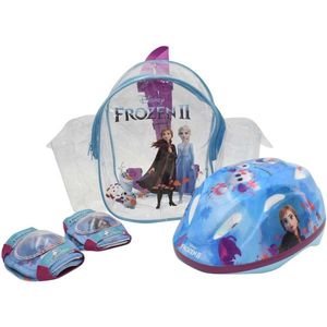 Set casca si protectii cotiere genunchiere Volare Frozen 2 imagine