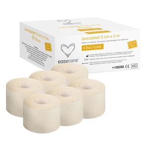 Leucoplast uz medical matase 5cm x 5m 6 rolecutie Easycare imagine