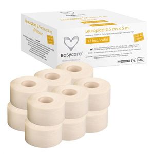 Leucoplast uz medical matase 2, 5cm x 5m 12 rolecutie Easycare imagine