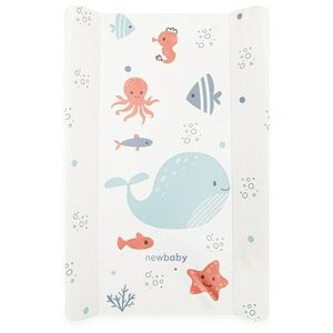 Saltea de infasat bebe fara intaritura New Baby 49x70 cm 0 luni+ ocean imagine