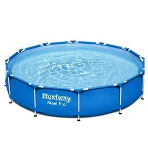 Piscina family gigant cu cadru metalic, Bestway 56681, 366 x 76 cm, cu pompa filtrare, 6473 litri imagine