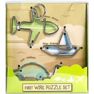 Transporturi - Set 3 Puzzle Metalice Eureka, First Wire imagine