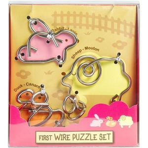 Animale Domestice - Set 3 Puzzle Metalice Eureka, First Wire imagine