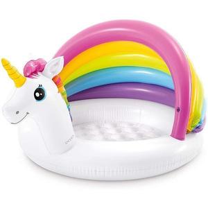 Piscina gonflabila, Intex, Unicorn, 45 Litri, 127 x 102 x 69 cm, 57113, multicolor imagine