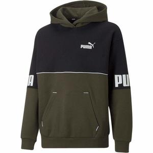 Hanorac copii Puma Power Colorblock Hoodie 67009870, 110, Negru imagine