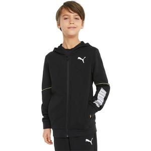 Hanorac copii Puma Active Sports Full-zip Hoodie Tr B 84699701, 164, Negru imagine