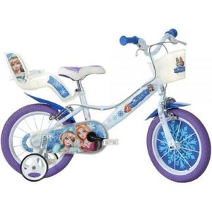 Bicicleta copii 3-5 ani, 14 inch, Snow Queen, Dino Bikes DB144RSQ imagine