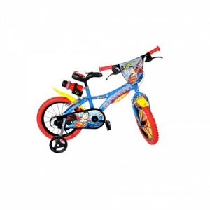 Bicicleta copii 3-5 ani, 14 inch, Superman, Dino Bikes DB614SM imagine