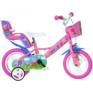 Bicicleta copii 12 - purcelusa peppa imagine