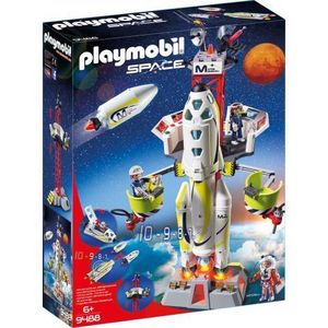 Racheta Spatiala Cu Lansator Playmobil Space 9488 imagine