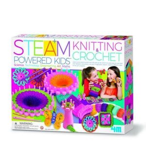 Kit stiintific - Tricotat si Crosetat, STEAM Kids imagine