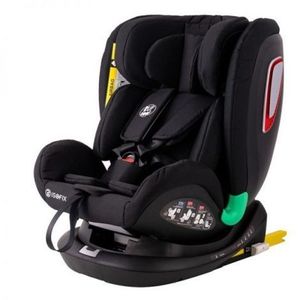 Scaun auto Platinum Deluxe i-Size Buf Boof cu isofix rotativ 360 grade Top Tether SIPS 40-150 cm 0-36 kg BlackJeans imagine