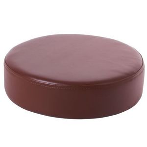 Perna puf rotunda maro, 30 x 8 cm, din spuma densa, cu baza antiderapanta, pentru uz didactic imagine