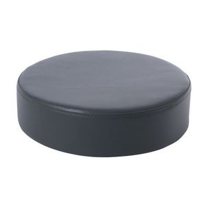 Perna puf rotunda gri inchis, 30 x 8 cm, din spuma densa, cu baza antiderapanta, pentru uz didactic imagine