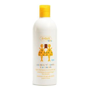 Sampon & Gel Dus cu Aroma de Prajituri si Inghetata Vanilie - Ziaja Kids Shampoo & Shower Gel Cookies 'n' Vanilla Ice Cream, 500 ml imagine