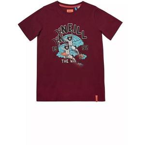 Tricou copii O'Neill LB King Of Waves SS 1A2486-3067, 116, Rosu imagine