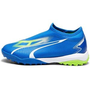 Ghete de fotbal copii Puma Ultra Match Ll Tt Mid Jr 10751603, 37, Albastru imagine