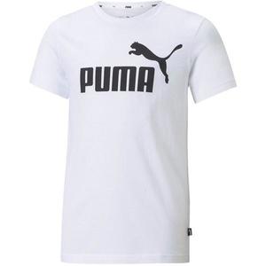 Tricou copii Puma Essentials Logo 58696002, 110, Alb imagine