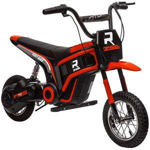 HOMCOM Motocicletă Electrică pentru Copii cu Accelerație Manuală și 2 Viteze, 119x64x76, 5 cm, Roșu | Aosom Romania imagine