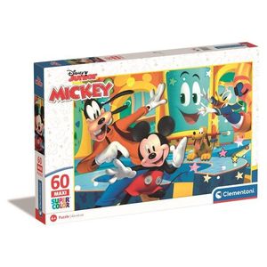 Puzzle Clementoni, Maxi, Disney Mickey Mouse, 60 piese imagine