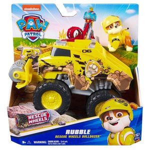 Figurina cu vehicul de salvare Paw Patrol, Rubble imagine