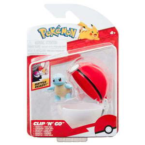 Figurina in bila Clip N Go Pokemon S2, Squirtle si Poke Ball imagine