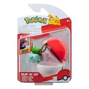 Figurina in bila Clip N Go Pokemon S2, Bulbasaur si Poke Ball imagine