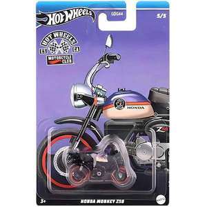 Motocicleta metalica, Hot Wheels, Honda Monkey Z50, 1: 64, HRR94 imagine