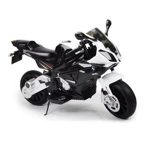 Motocicleta electrica 12V cu doua motoare BMW RR Black imagine