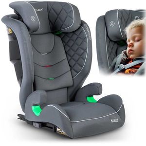 Scaun auto 15-36 kg cu isofix Nukido I-SIZE 100-150 cm Louis Gri imagine