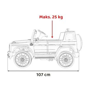 Masinuta electrica cu telecomanda Mercedes AMG G63 negru imagine